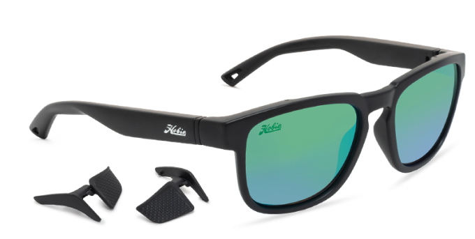 Hobie Polarized Sunglasses Monarch B010126 Sea Green Mirror Angle 2